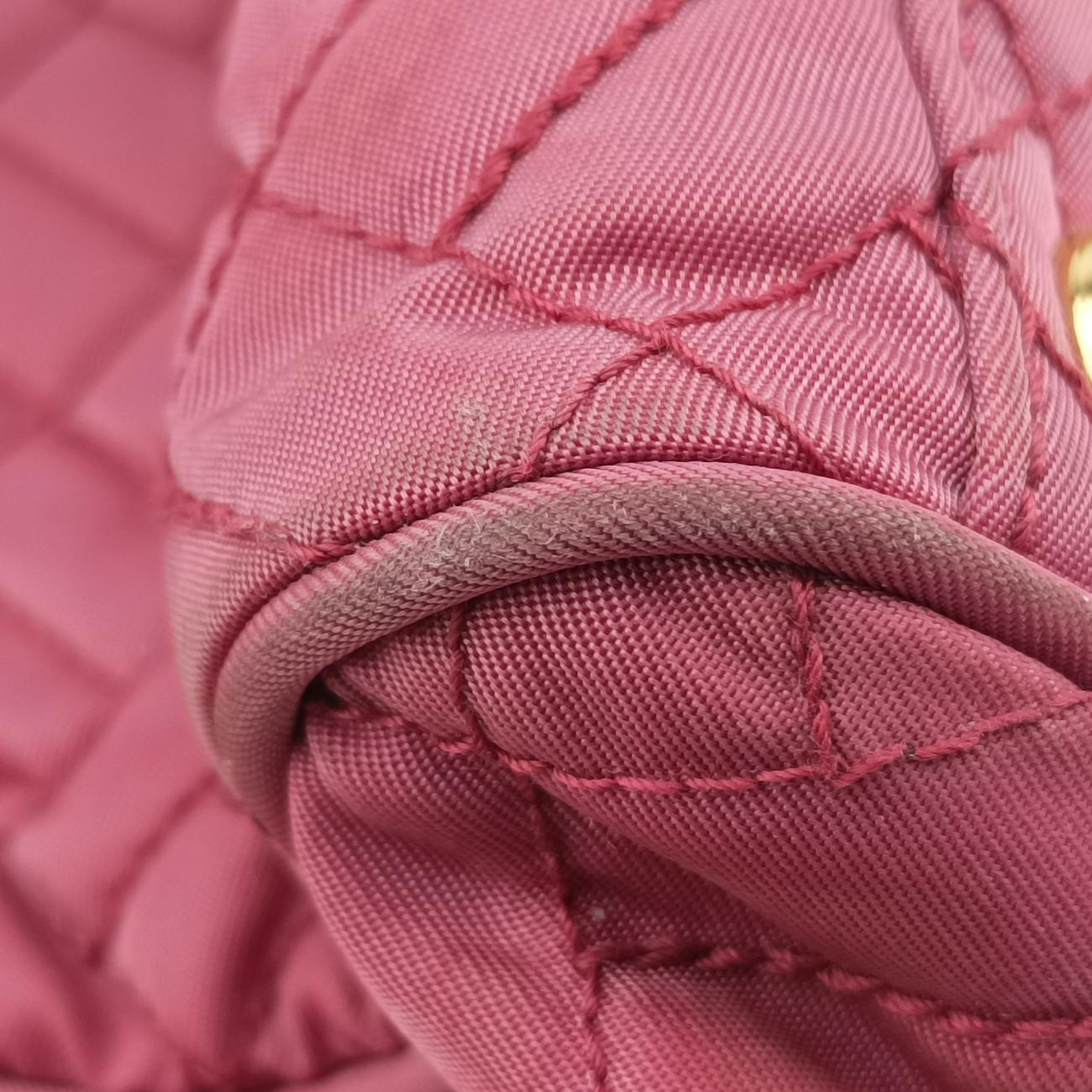 Chain Quilting FlapPinknylonBR4965194/Aチェーン キルティング フラップピンクナイロンBR4965194/A