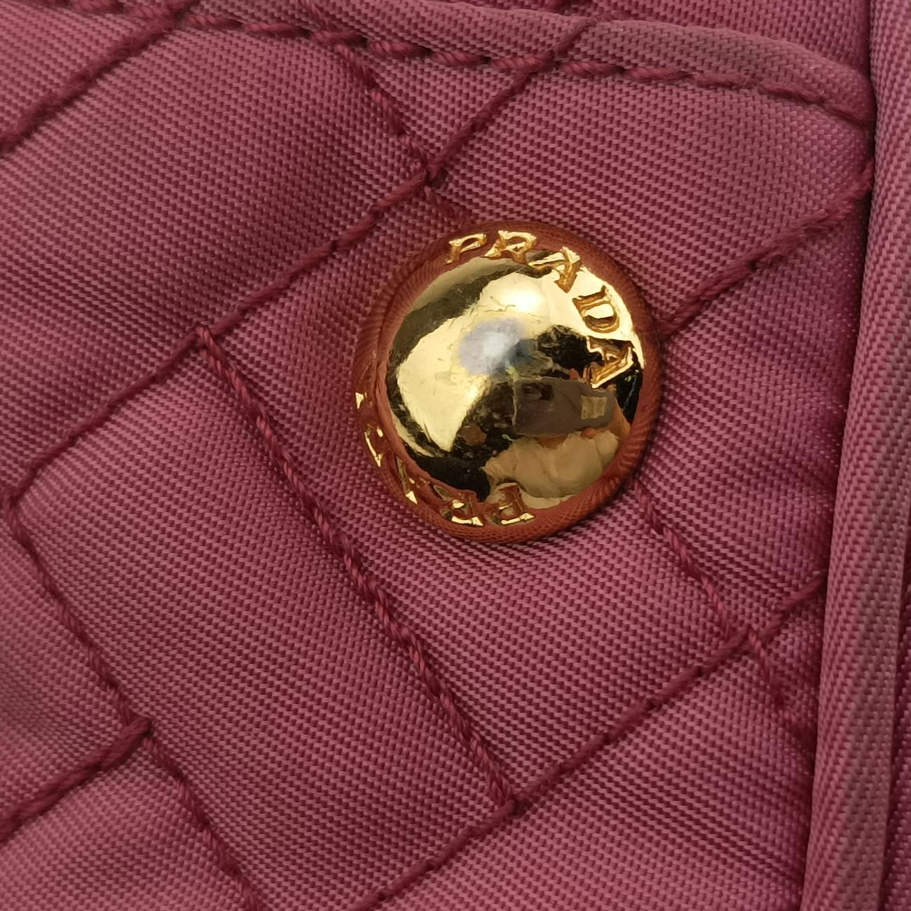 Chain Quilting FlapPinknylonBR4965194/Aチェーン キルティング フラップピンクナイロンBR4965194/A