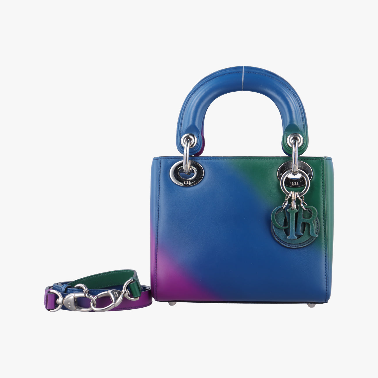 Lady DiorBlue x Green x PurpleLeather04-MA-1113レディディオールブルー×グリーン×パープルレザー04-MA-1113