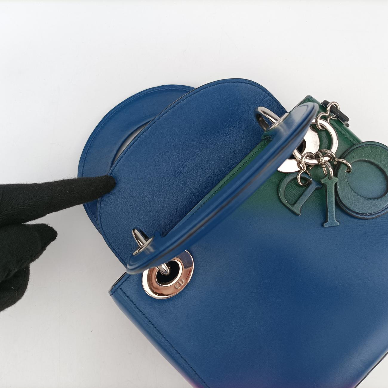 Lady DiorBlue x Green x PurpleLeather04-MA-1113レディディオールブルー×グリーン×パープルレザー04-MA-1113