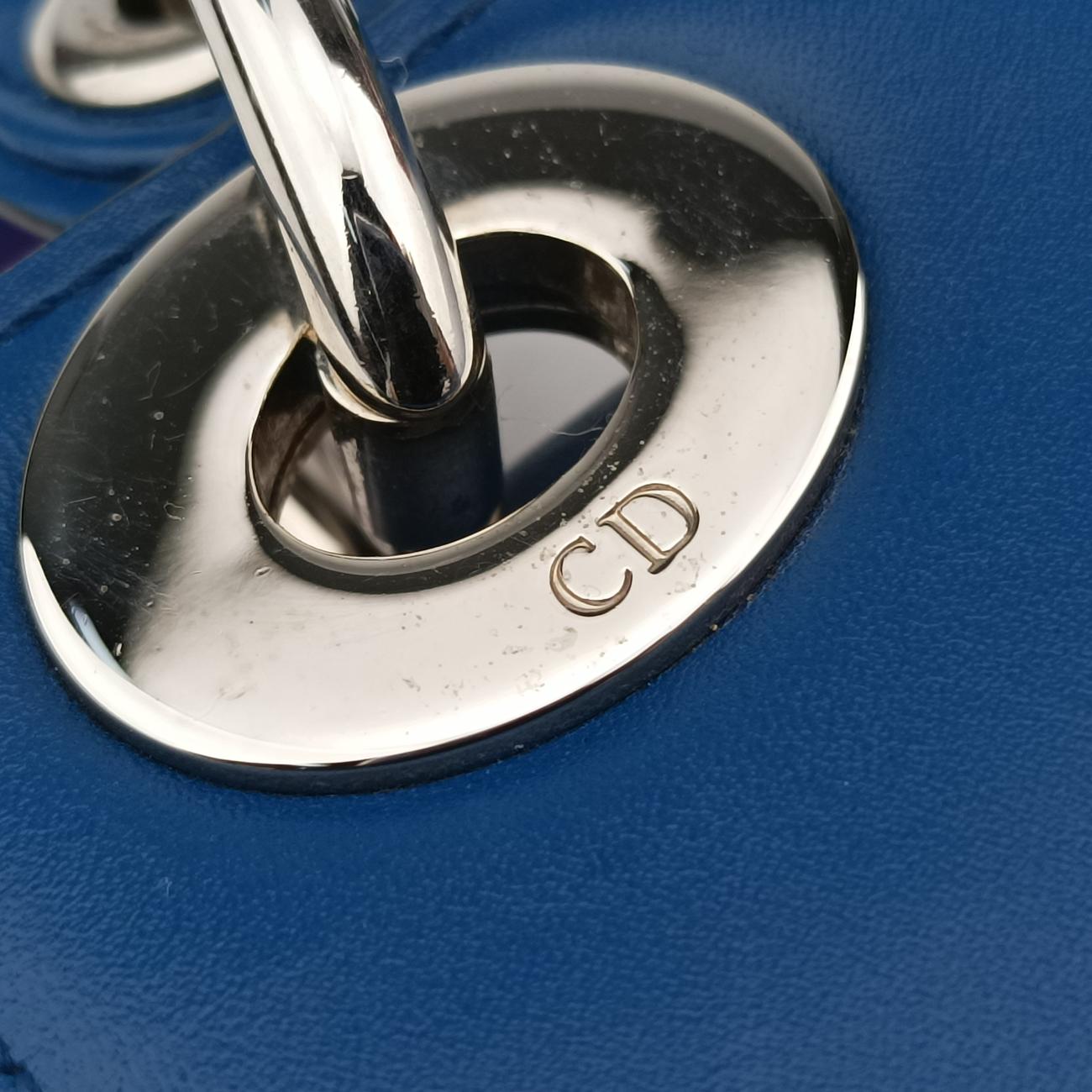 Lady DiorBlue x Green x PurpleLeather04-MA-1113レディディオールブルー×グリーン×パープルレザー04-MA-1113