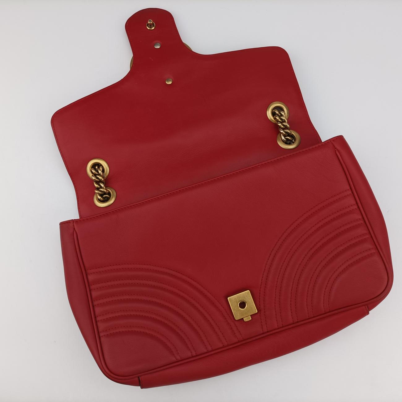 GG MarmontRedLeather443496A019896836GGマーモントレッドレザー443496A019896836