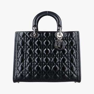 Lady DiorBlackPatent16-BO-0160レディディオールブラックパテント16-BO-0160