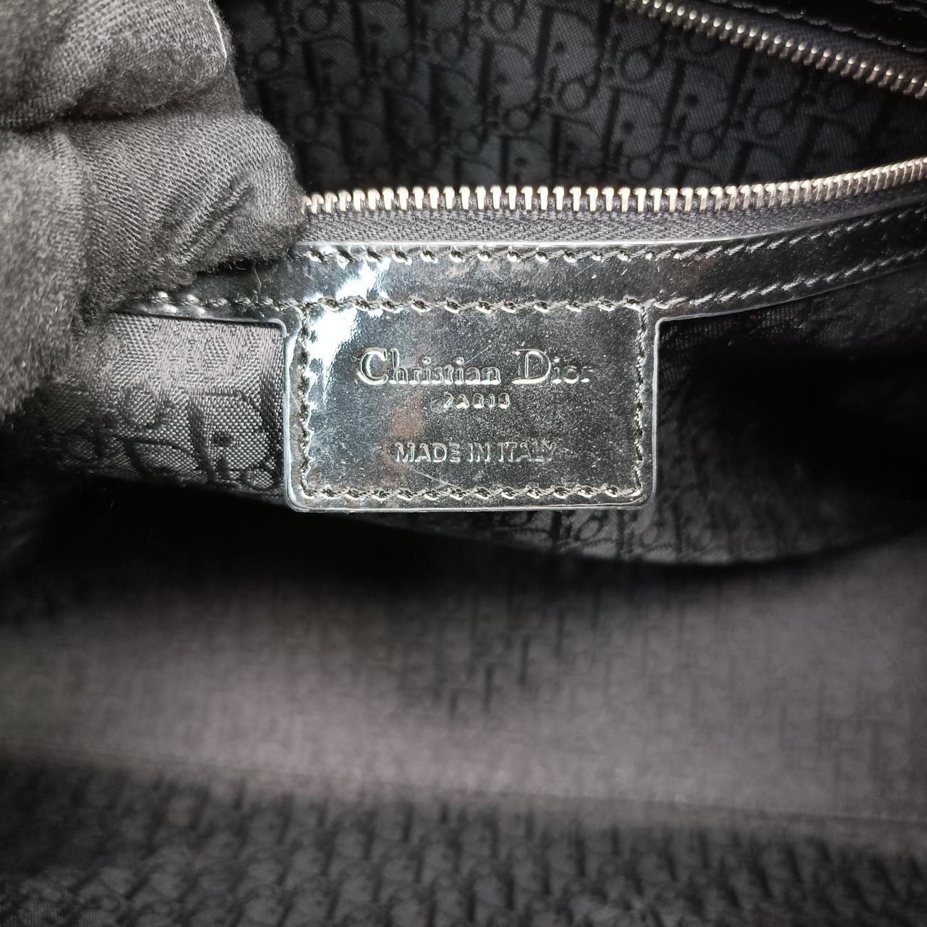 Lady DiorBlackPatent16-BO-0160レディディオールブラックパテント16-BO-0160