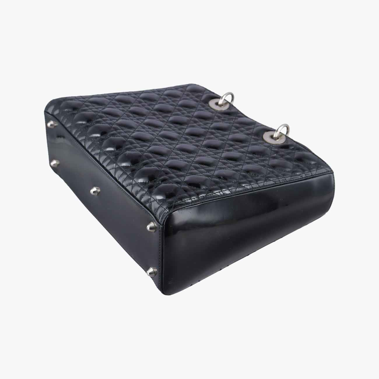 Lady DiorBlackPatent16-BO-0160レディディオールブラックパテント16-BO-0160