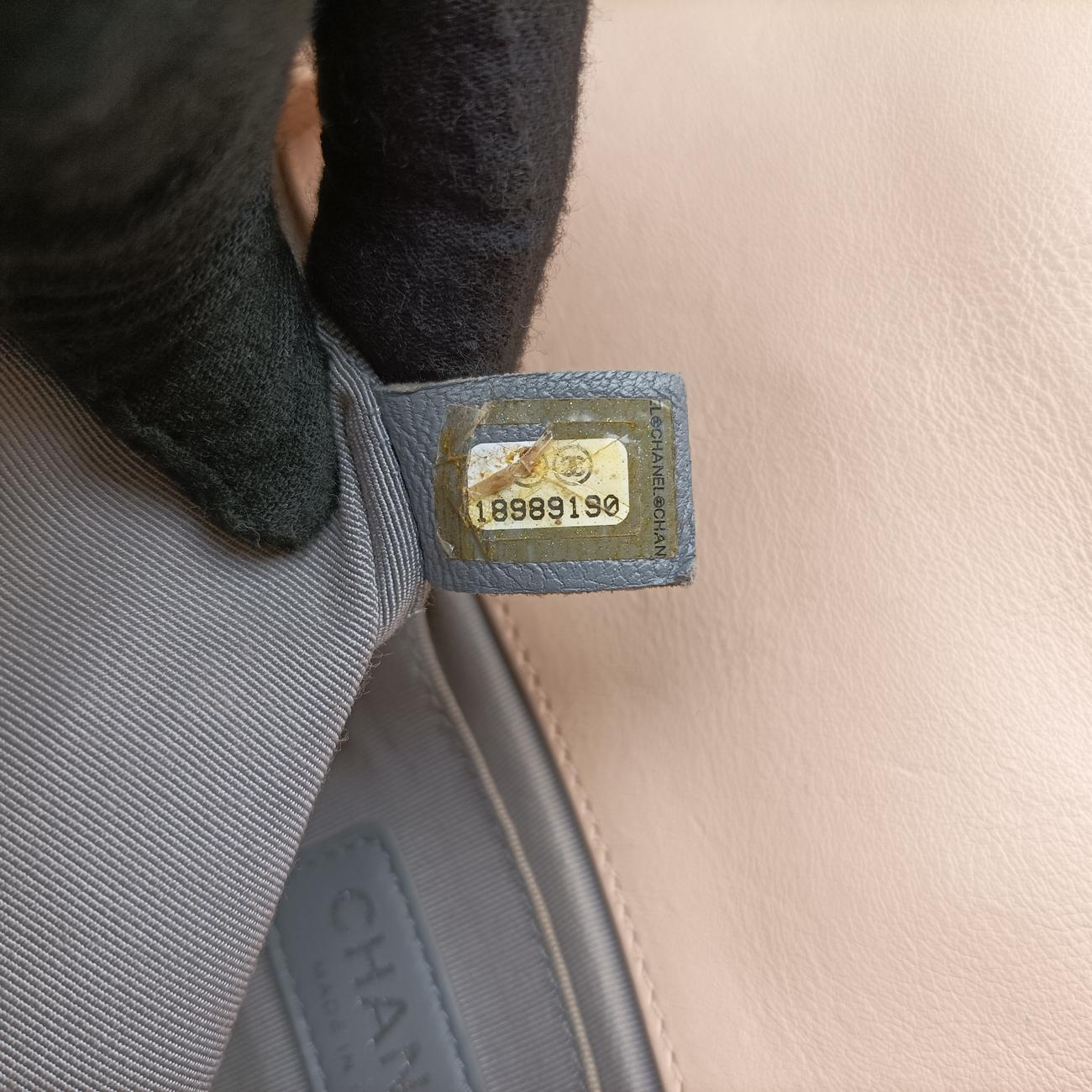 BOY CHANELBeigeLeatherA9210518989190ボーイシャネルベージュレザーA9210518989190