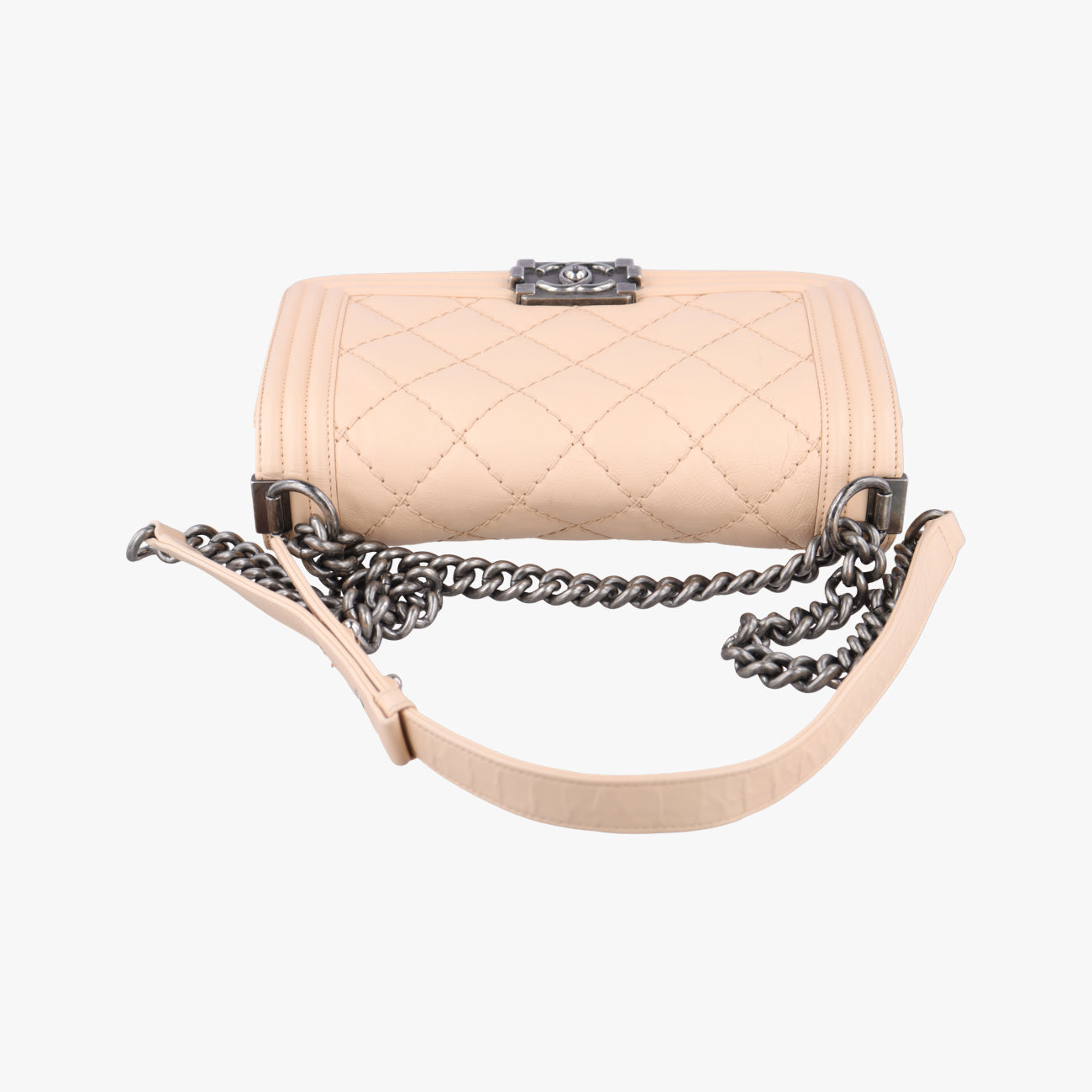 BOY CHANELBeigeLeatherA9210518989190ボーイシャネルベージュレザーA9210518989190