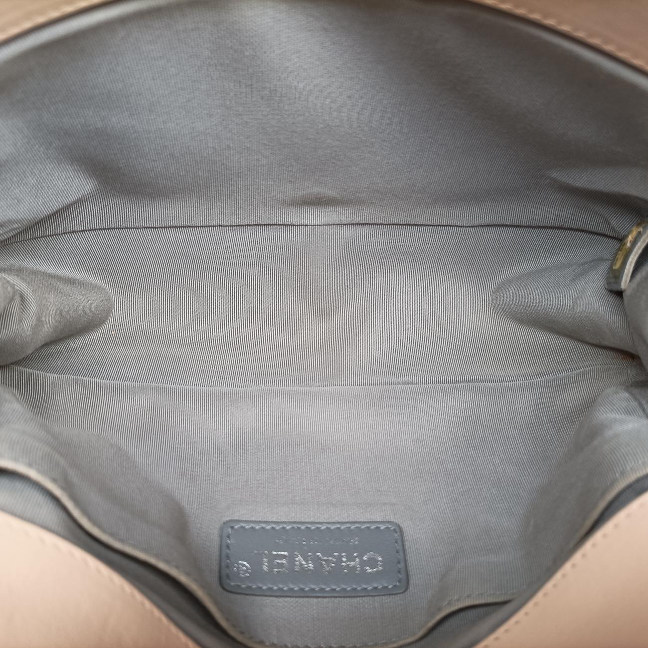 BOY CHANELBeigeLeatherA9210518989190ボーイシャネルベージュレザーA9210518989190