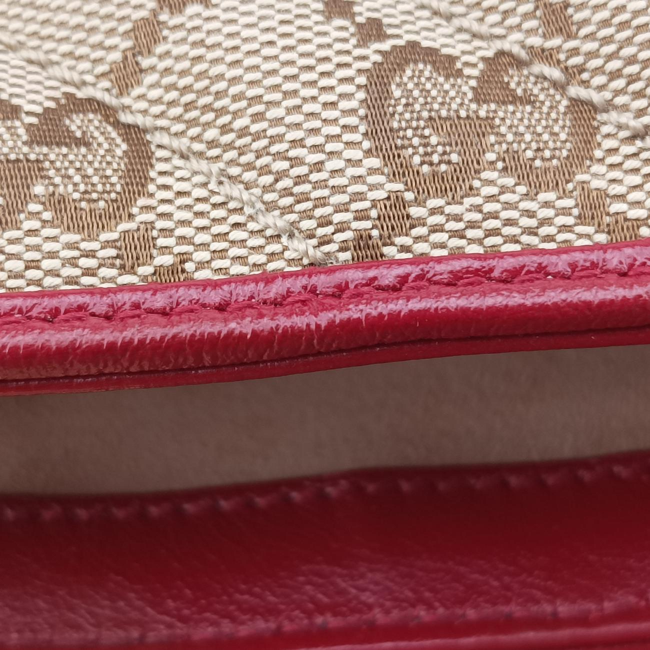 GG MarmontBeige x Red x Multicolorcanvas x leather446744D031692815GGマーモントベージュ×レッド×マルチカラーキャンバス×レザー446744D031692815