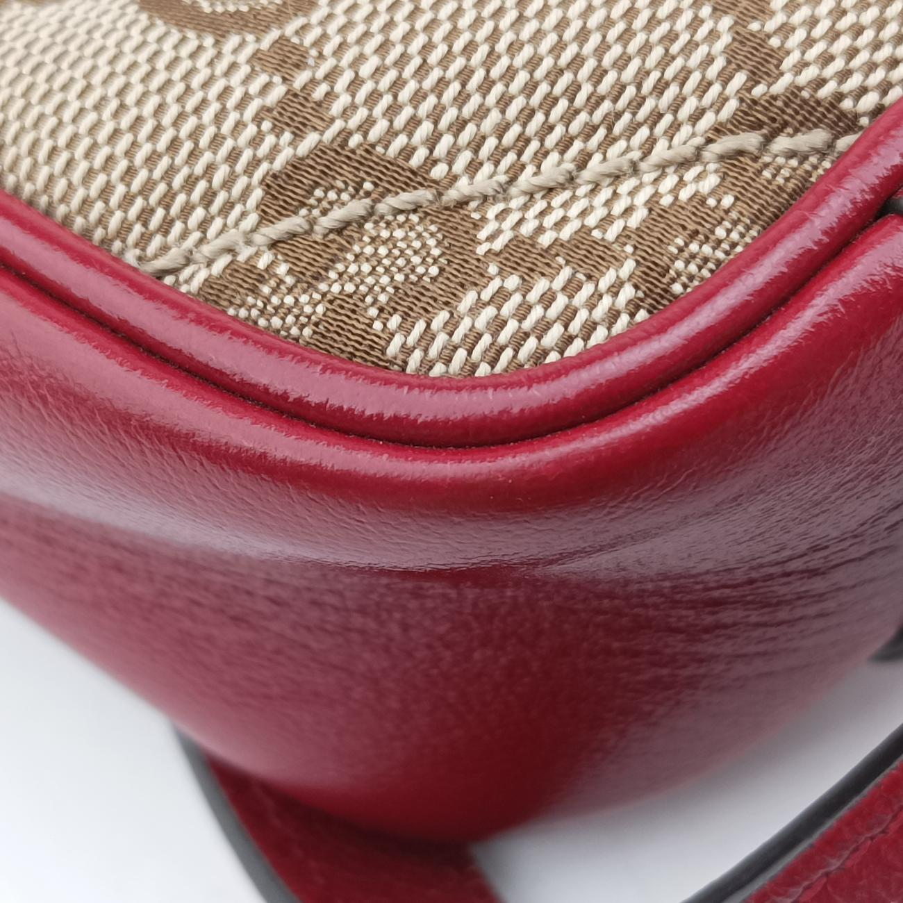 GG MarmontBeige x Red x Multicolorcanvas x leather446744D031692815GGマーモントベージュ×レッド×マルチカラーキャンバス×レザー446744D031692815