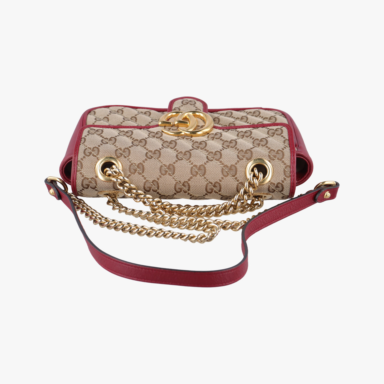 GG MarmontBeige x Red x Multicolorcanvas x leather446744D031692815GGマーモントベージュ×レッド×マルチカラーキャンバス×レザー446744D031692815