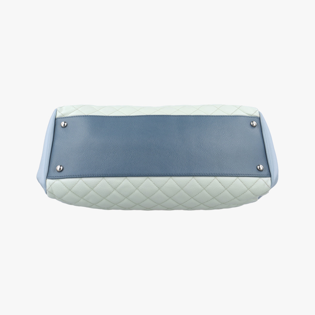 Mademoiselle Bowling White x Blue x Light Green Leather 17743708マドモアゼル ボーリング ホワイト×ブルー×ライトグリーン レザー A67642 17743708