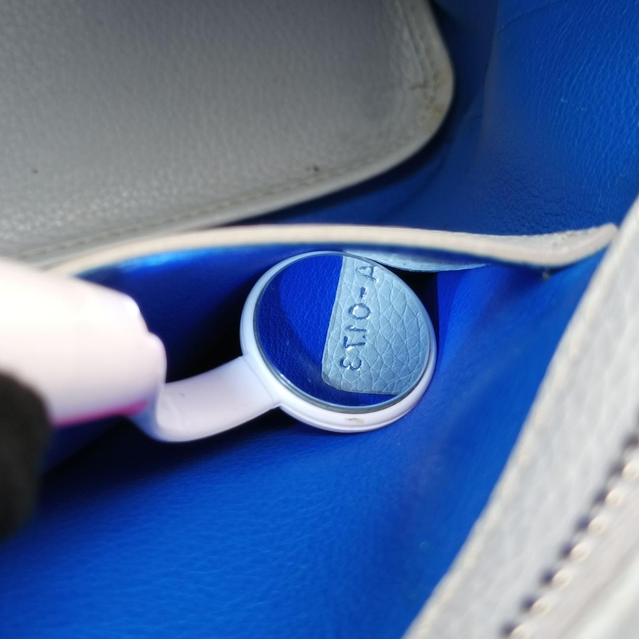 open bar Blue leather 19-MA-0173オープンバー ブルー レザー 19-MA-0173