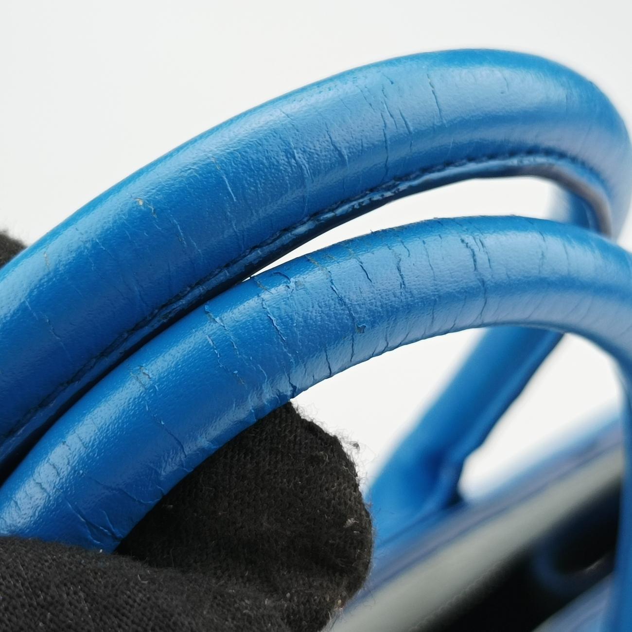 open bar Blue leather 19-MA-0173オープンバー ブルー レザー 19-MA-0173