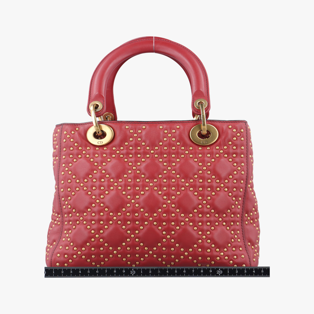 Lady DiorRedLeather01-BO-1117レディディオールレッドレザー01-BO-1117