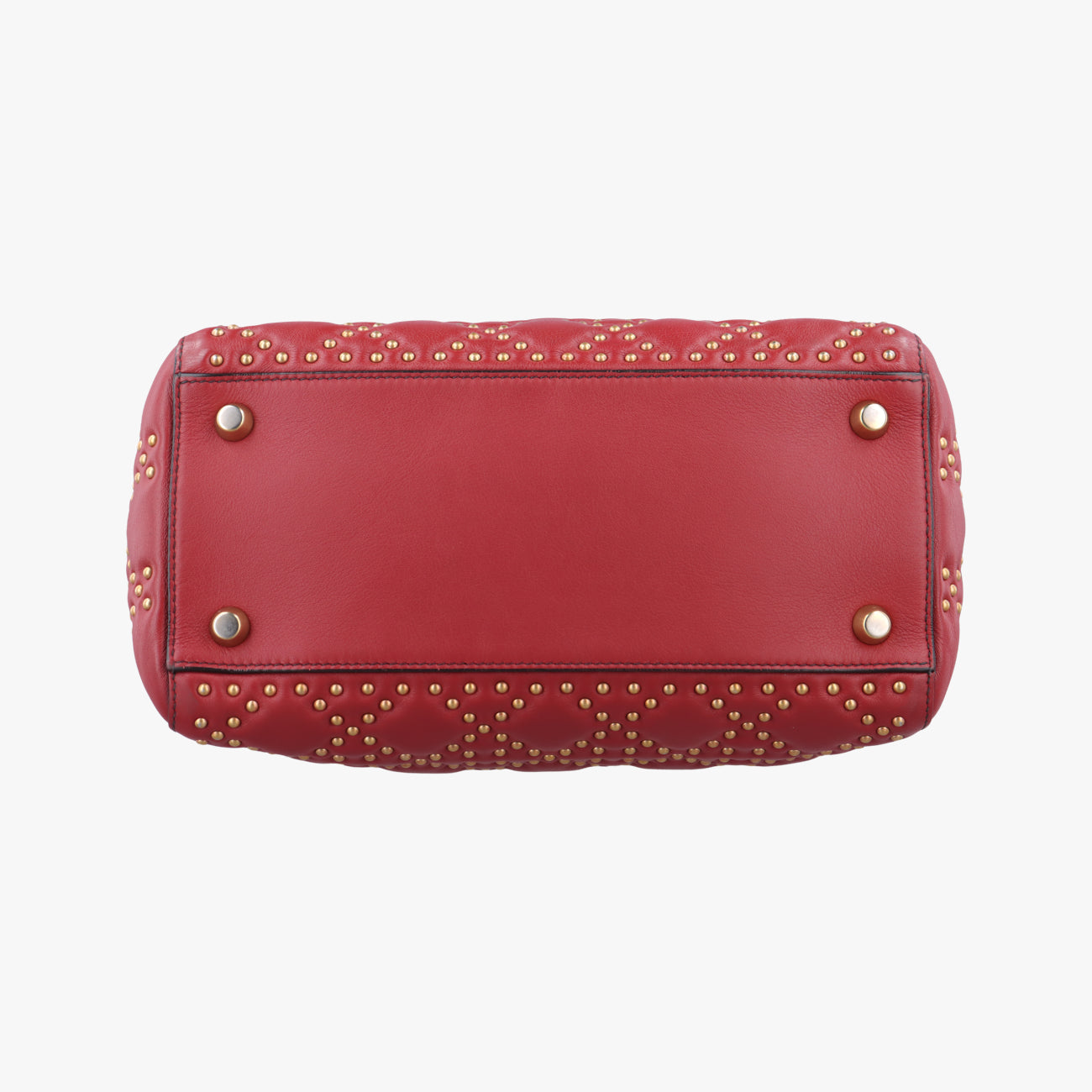 Lady DiorRedLeather01-BO-1117レディディオールレッドレザー01-BO-1117