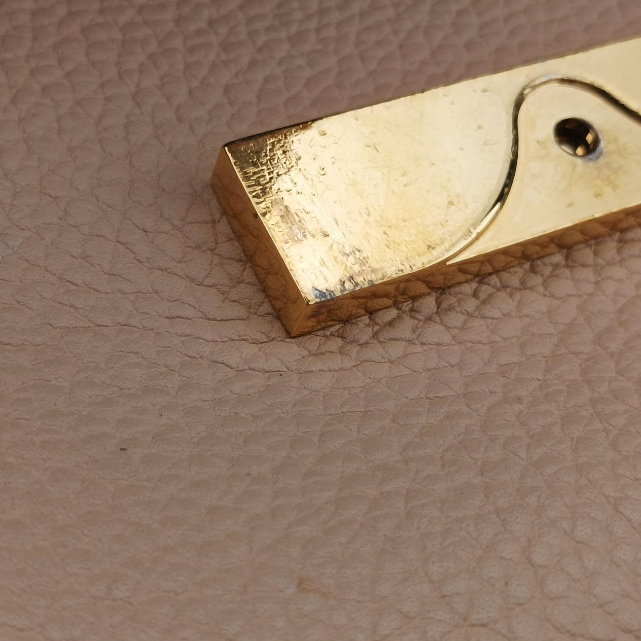 Dauphine MMBlue ×Beige ×brownTaurillon leatherM55071CA2119ドーフィーヌMMブルー ×ベージュ ×ブラウントリヨンレザーM55071CA2119