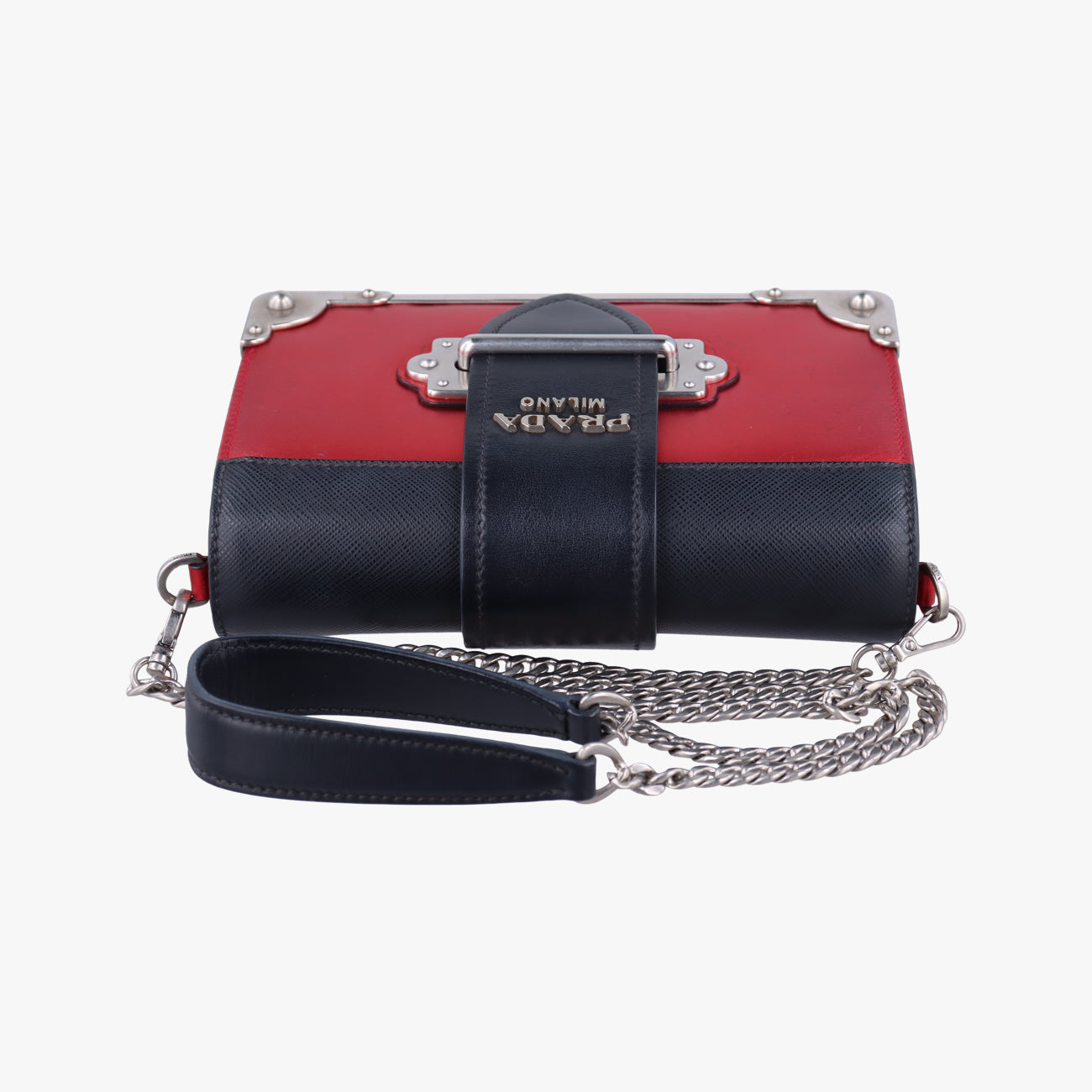 Cahier Red×Black Leather 1BH018 25カイエ レッドxブラック レザー 1BH018 25