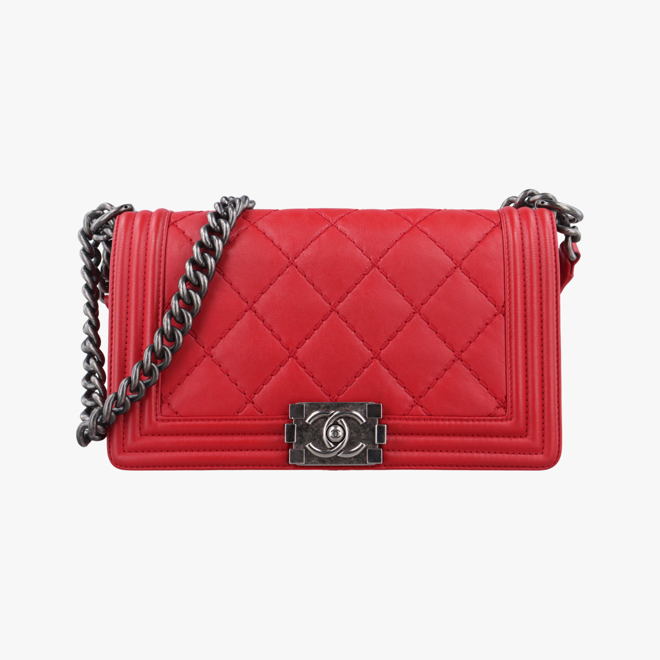 BOY CHANEL Red Leather A92105 18883093ボーイシャネル レッド レザー A92105 18883093