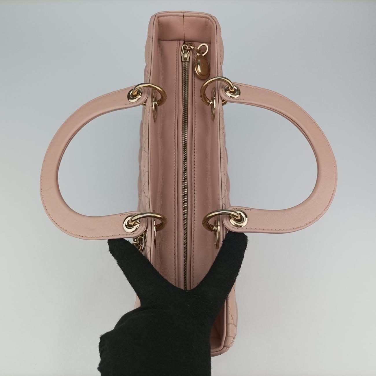 Lady DiorPinklambskin18-MA-0154レディディオールピンクラムスキン18-MA-0154