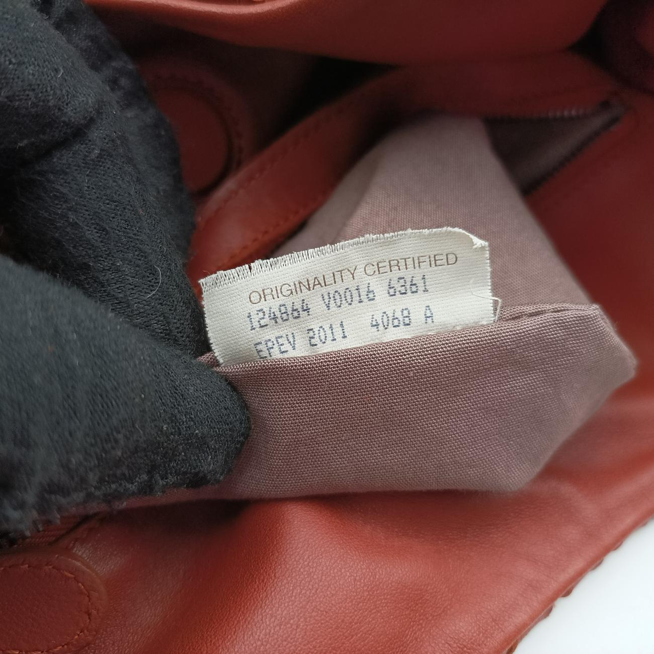 CAMPANA IntrecciatoMaroonlambskin124864 V0016 6361 EPEV 2011 4068 Aカンパーナ イントレチャートマルーンラムスキン124864 V0016 6361 EPEV 2011 4068 A