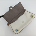Double F Floral White×multicolor Leather 8BT297 8BT297 A5DO 189-10429ダブルエフ フローラル ホワイト×マルチカラー レザー 8BT297 8BT297 A5DO 189-10429