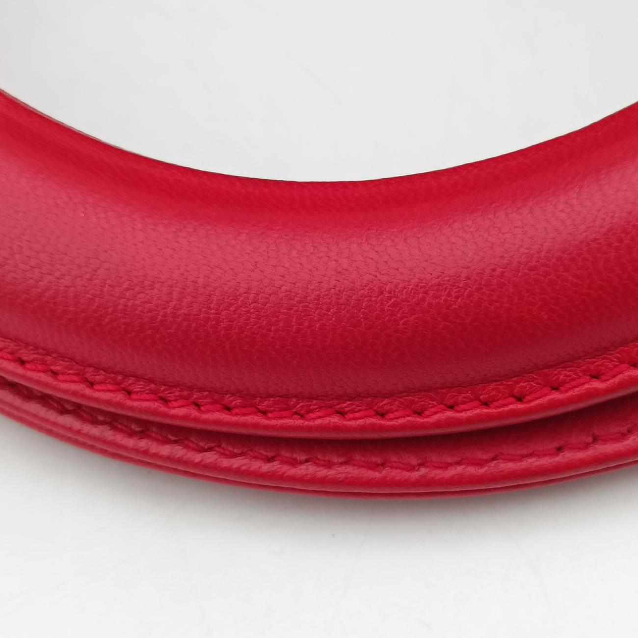 Lady Dior Red lambskin 08-MA-0191レディディオール レッド ラムスキン 08-MA-0191