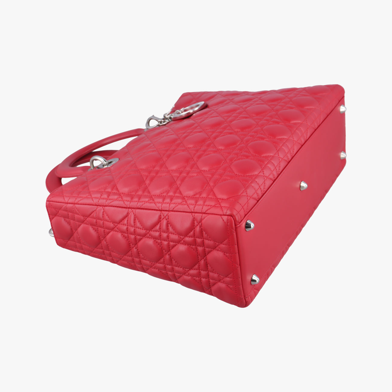 Lady Dior Red lambskin 08-MA-0191レディディオール レッド ラムスキン 08-MA-0191