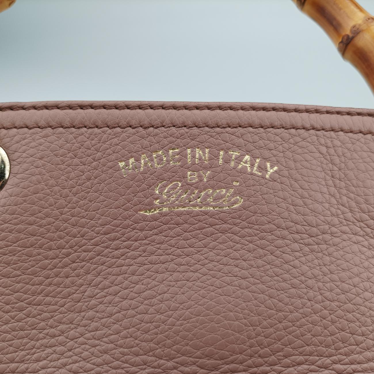 Bamboo Shopper Pink Leather 336032 E016247788バンブーショッパー ピンク レザー 336032 E016247788