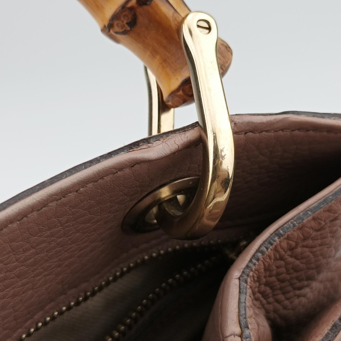 Bamboo Shopper Pink Leather 336032 E016247788バンブーショッパー ピンク レザー 336032 E016247788