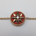 Rose des Vents medallion　Red×goldenAU750149005ローズデヴァン メダリオンレッド×ゴールドAU750149005