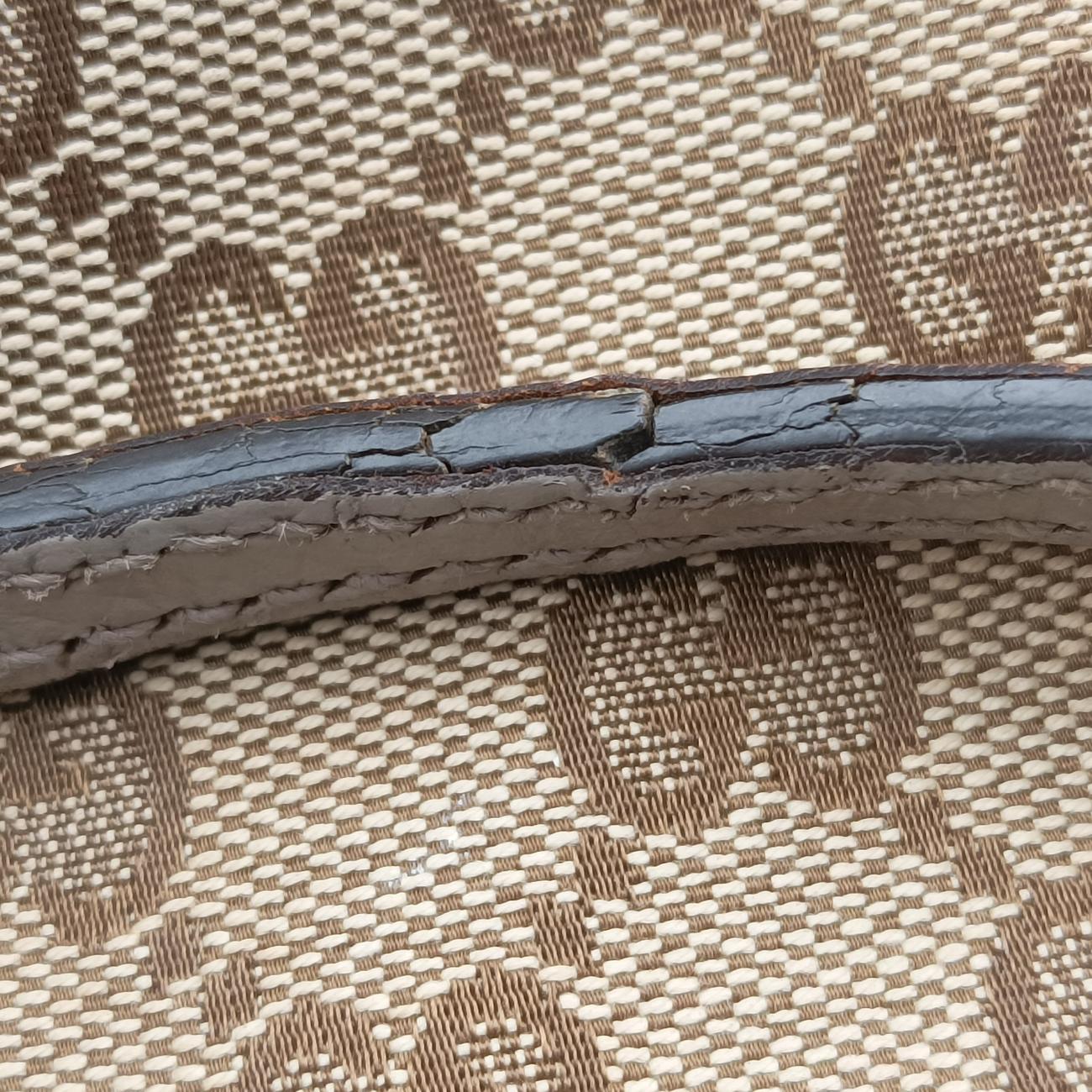 Bree beigexGray Fabric x leather 353119 A017671387ブリー ベージュ x グレー ファブリック×レザー 353119 A017671387