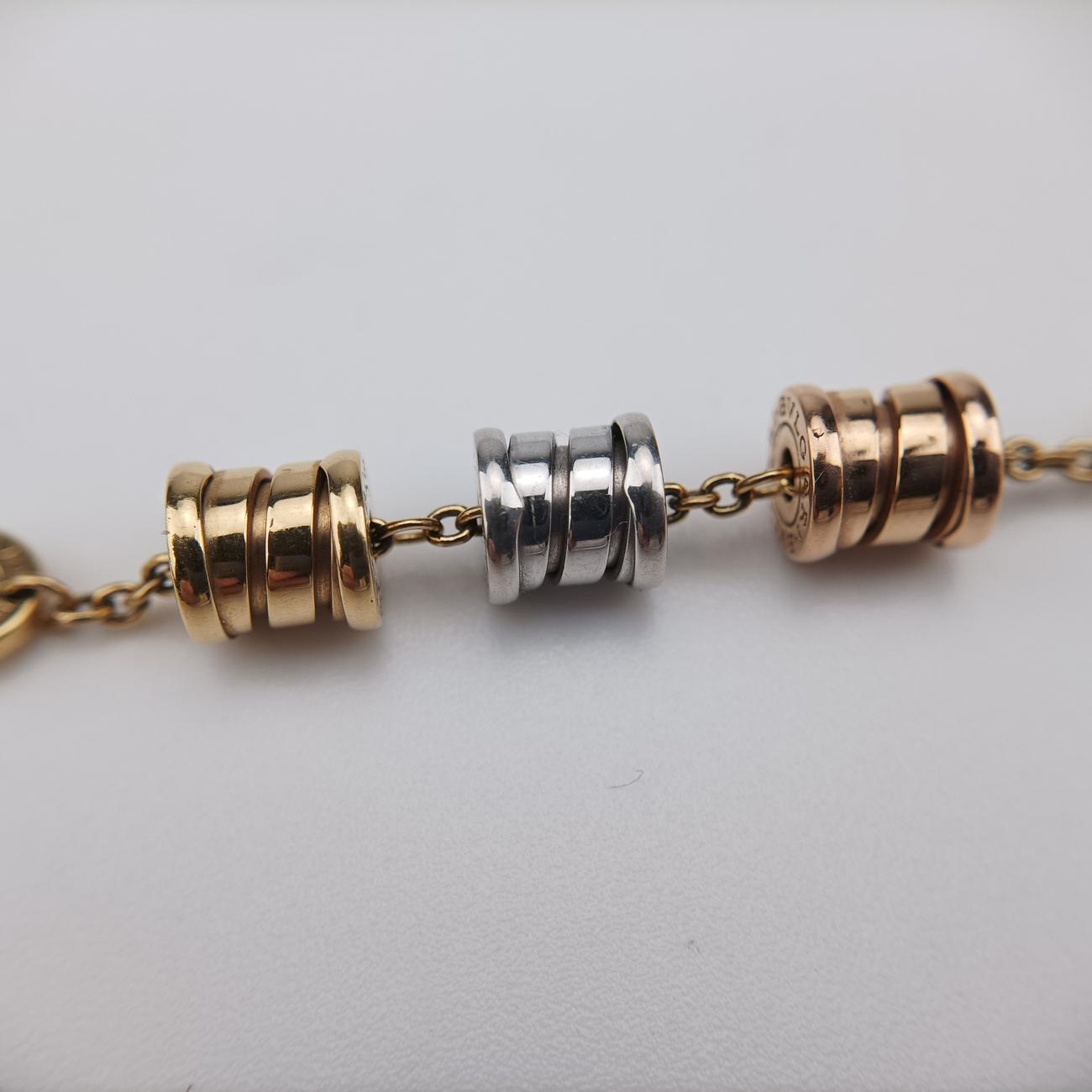 B.Zero1 Three Tone Gold StationYellow Gold × White Gold × Rose GoldAU750ビーゼロワンイエローゴールド × ホワイトゴールド × ローズゴールド AU750