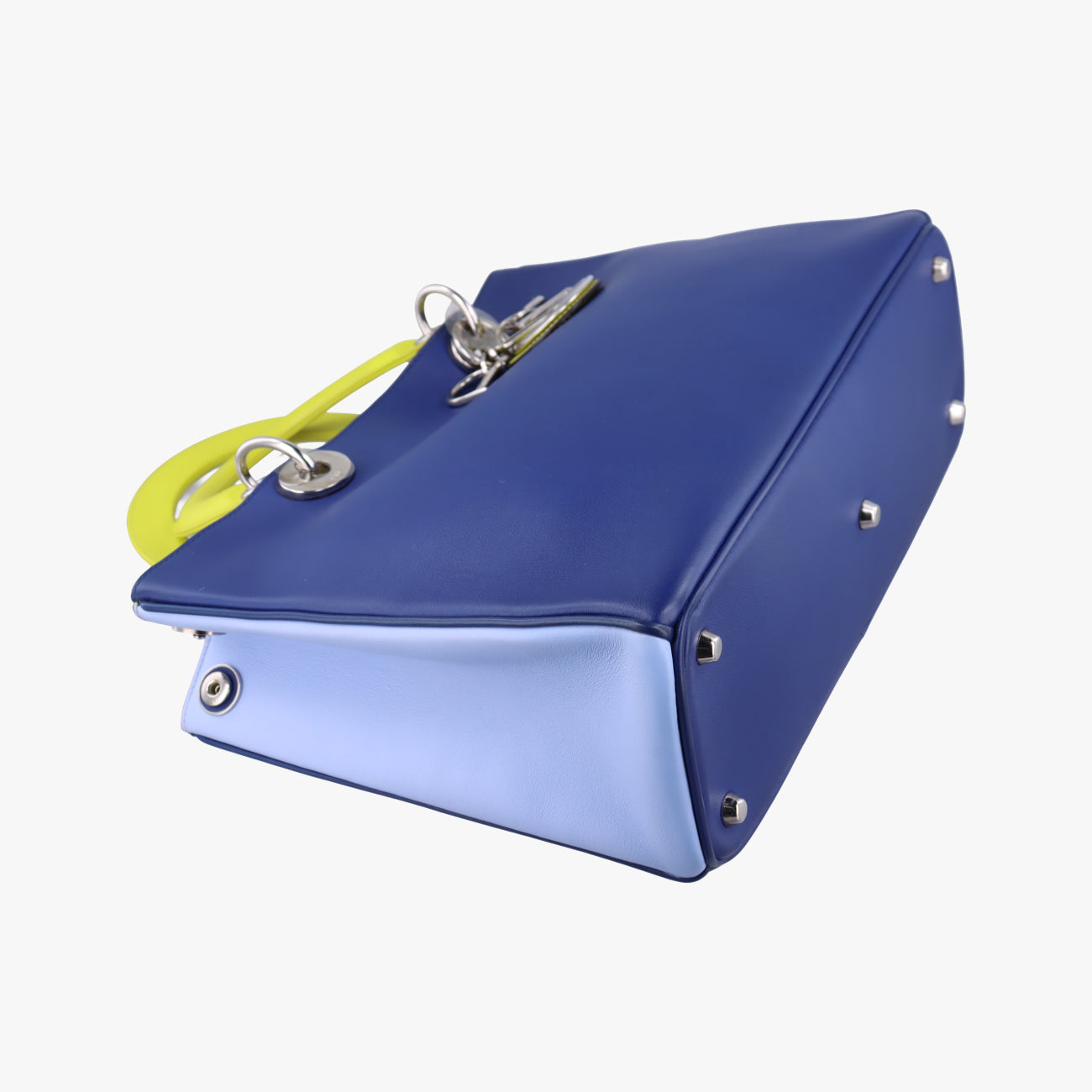 DiorissimoLight blue x blue x yellowLeather08-MA-1103ディオリッシモライトブルー×ブルー×イエローレザー08-MA-1103