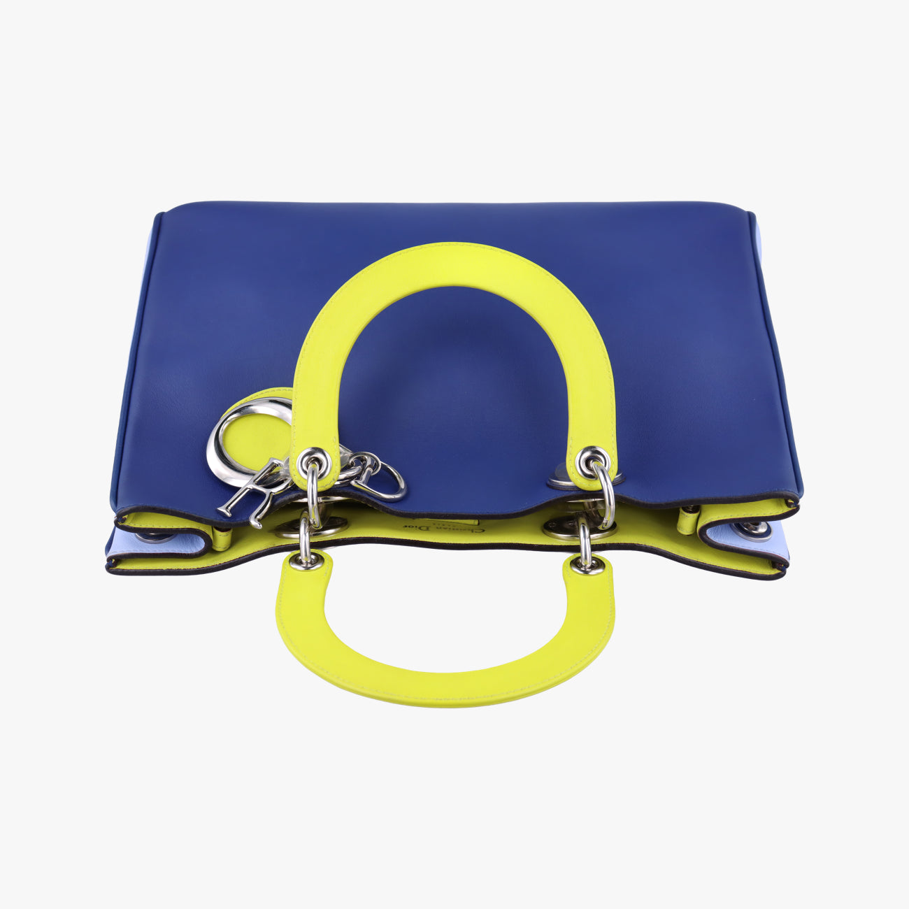 DiorissimoLight blue x blue x yellowLeather08-MA-1103ディオリッシモライトブルー×ブルー×イエローレザー08-MA-1103