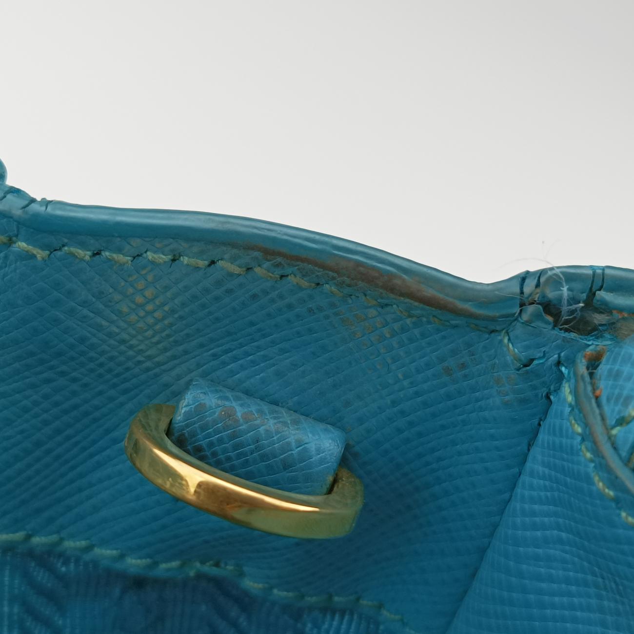 Galleria Blue SAFFIANO Leather BN1801 64ガレリア ブルー サフィアーノレザー BN1801 64