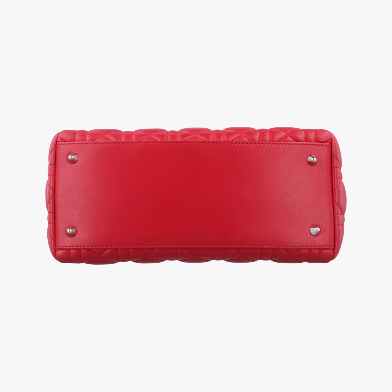 Lady Dior Red lambskin 16-MA-1019レディディオール レッド ラムスキン 16-MA-1019