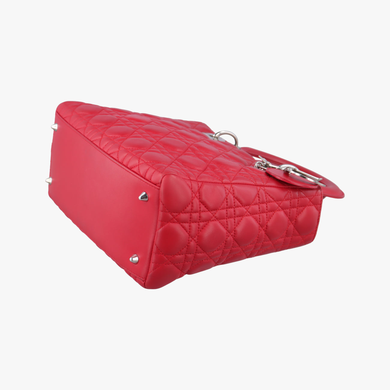 Lady Dior Red lambskin 16-MA-1019レディディオール レッド ラムスキン 16-MA-1019