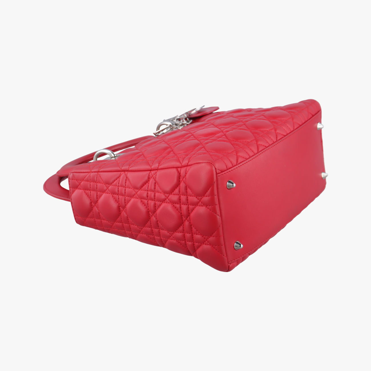 Lady Dior Red lambskin 16-MA-1019レディディオール レッド ラムスキン 16-MA-1019