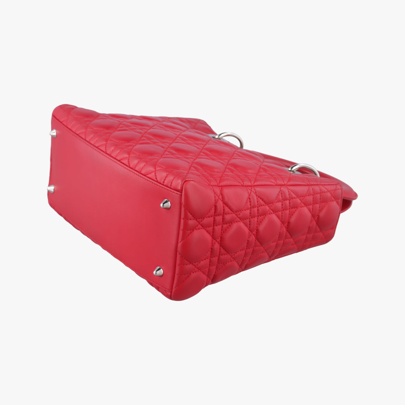 Lady Dior Red lambskin 16-MA-1019レディディオール レッド ラムスキン 16-MA-1019