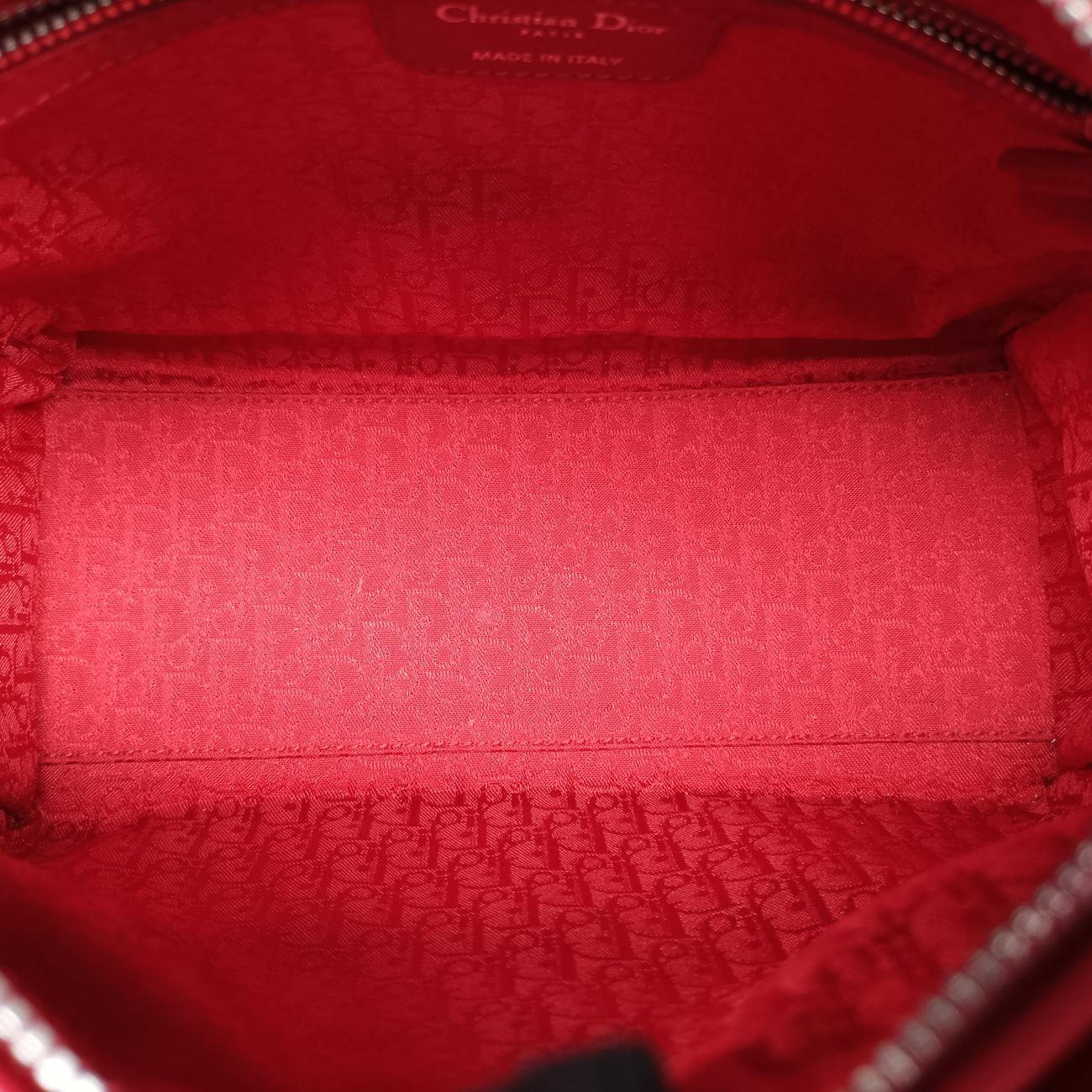 Lady Dior Red lambskin 16-MA-1019レディディオール レッド ラムスキン 16-MA-1019