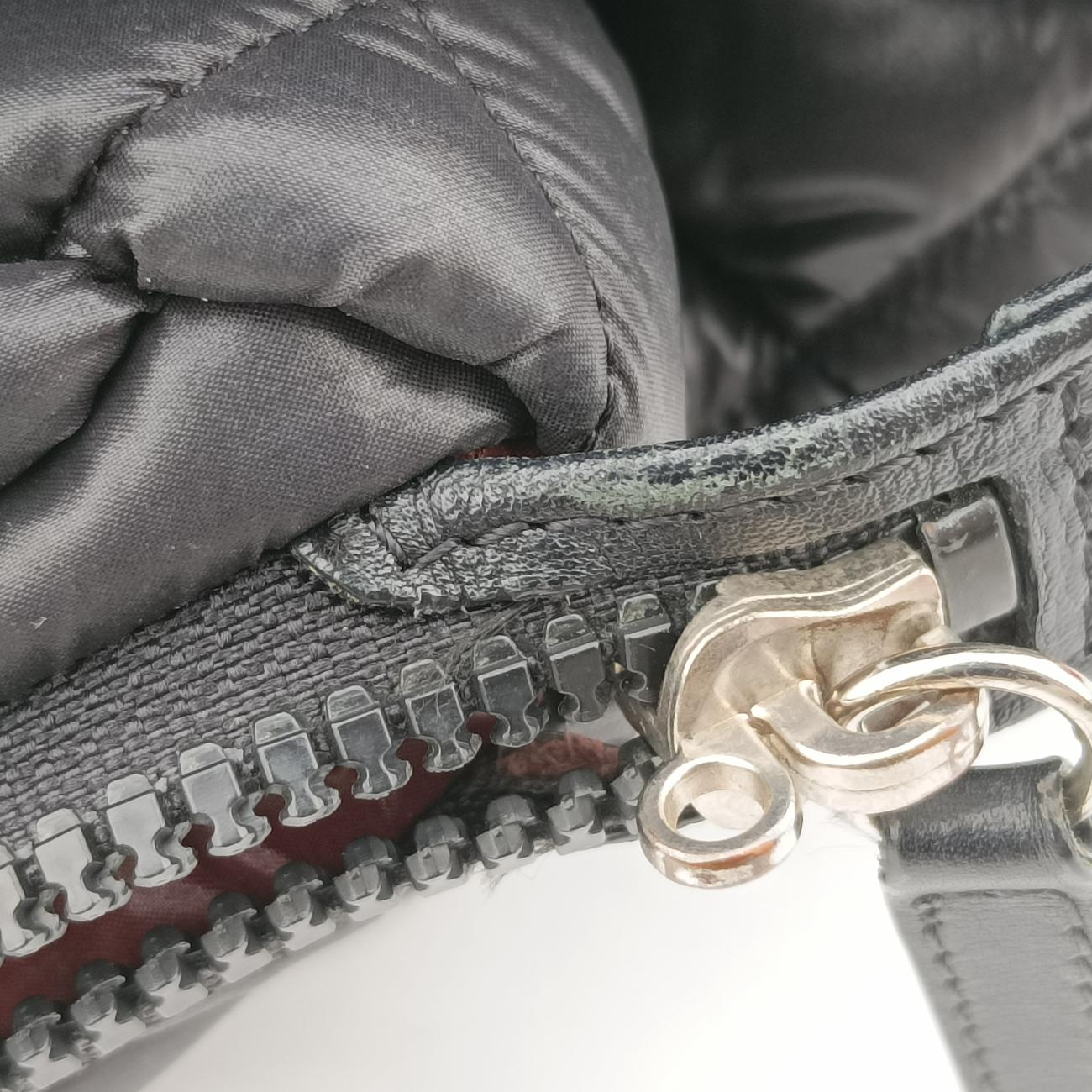 Cococoon QuiltingBlackNylon×LeatherA4710715082879コココクーン キルティングブラックナイロン×レザーA4710715082879