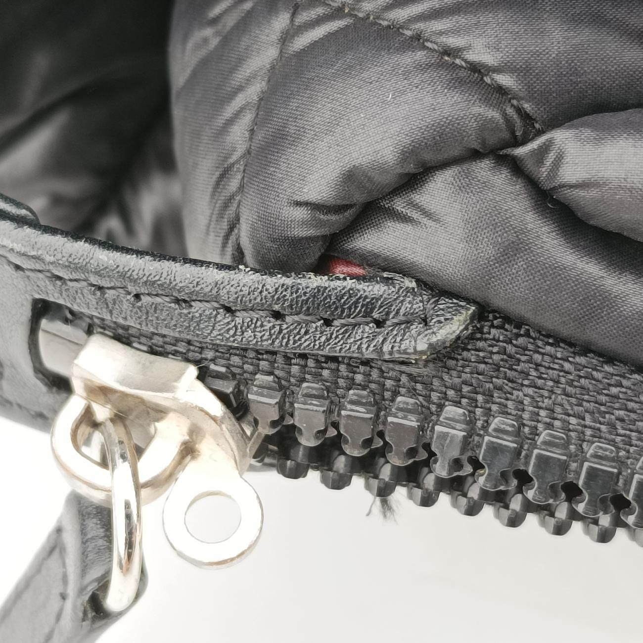 Cococoon QuiltingBlackNylon×LeatherA4710715082879コココクーン キルティングブラックナイロン×レザーA4710715082879