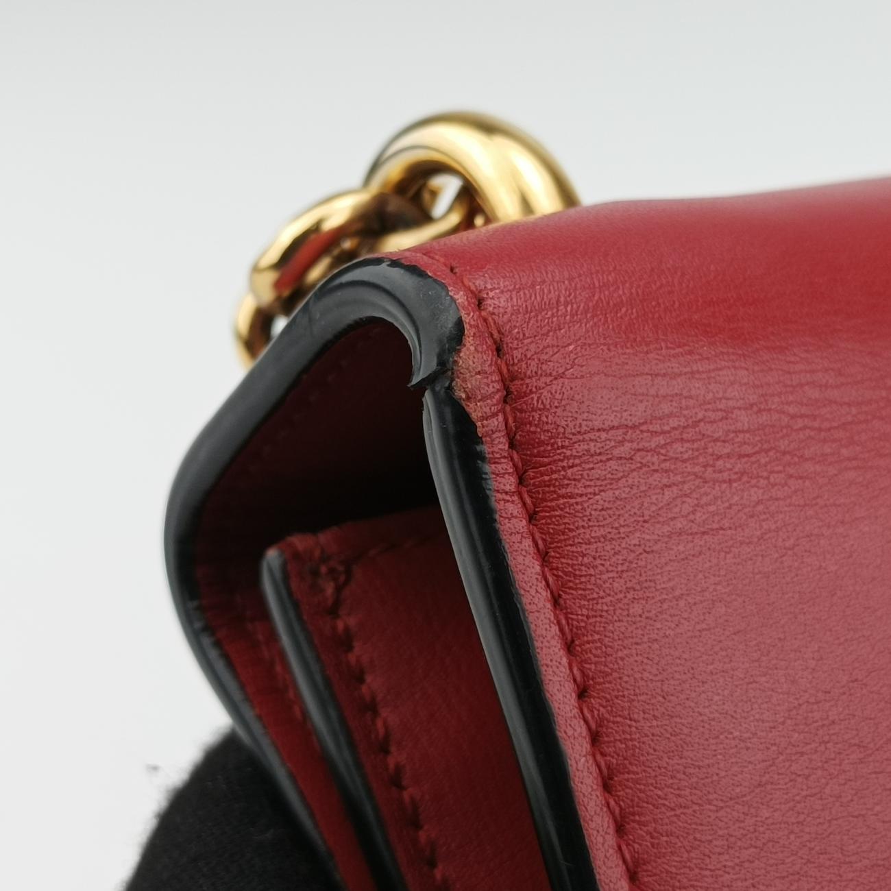 Peony Eye RedxMulticolour Leather 432280 C019794476ピオニー アイ レッドxマルチカラー レザー 432280 C019794476