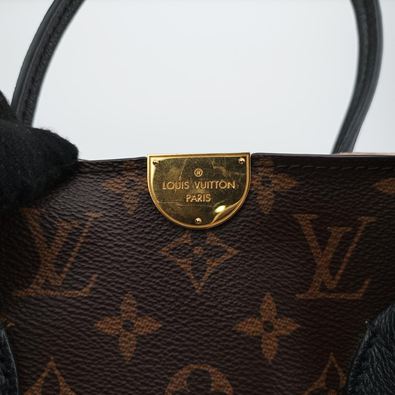 Flandrin Brown×Black Monogram canvas x calf leather M41595 DU1177フランドリン モノグラム/ブラウン系Xブラック モノグラムキャンバス×カーフレザー M41595 DU1177