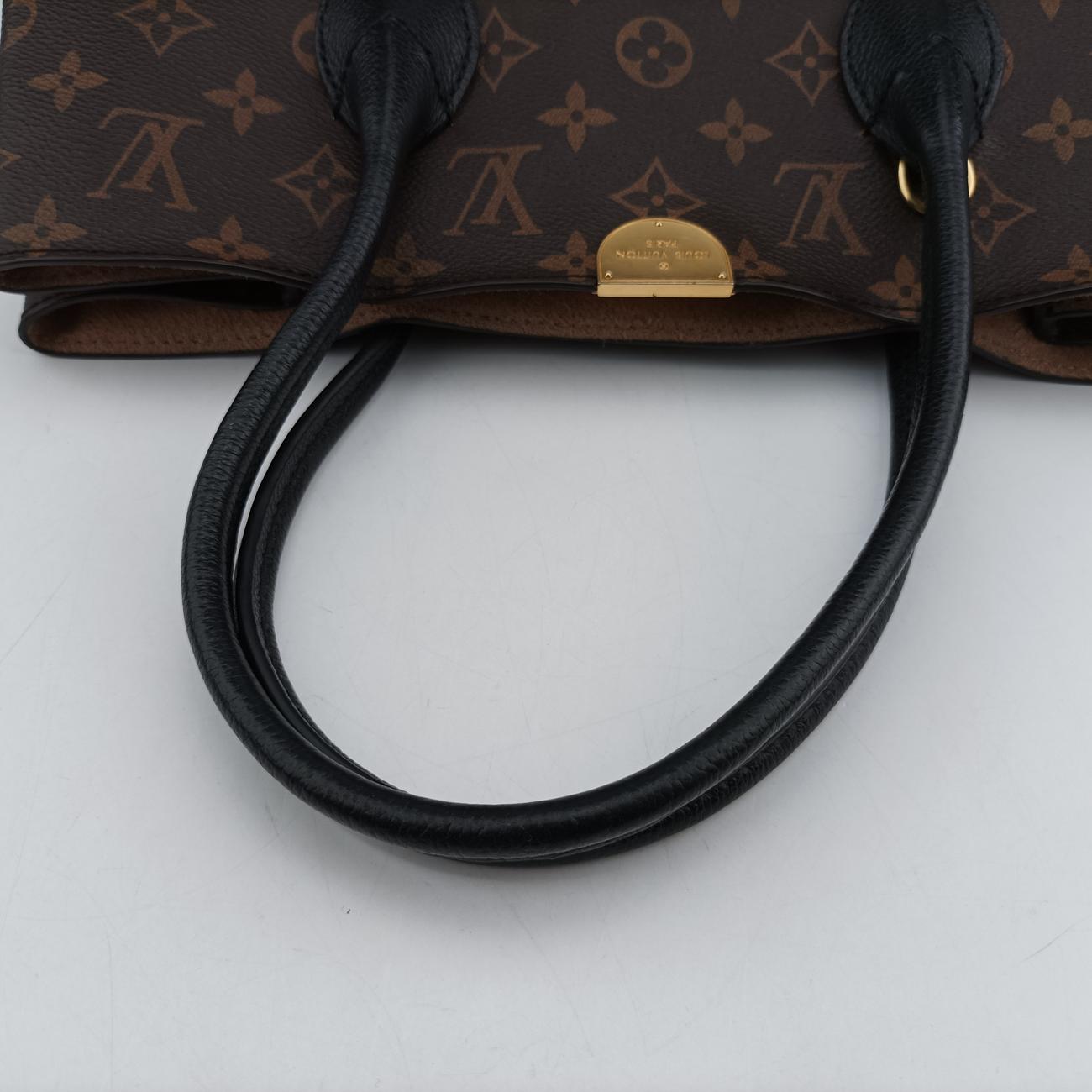 Flandrin Brown×Black Monogram canvas x calf leather M41595 DU1177フランドリン モノグラム/ブラウン系Xブラック モノグラムキャンバス×カーフレザー M41595 DU1177