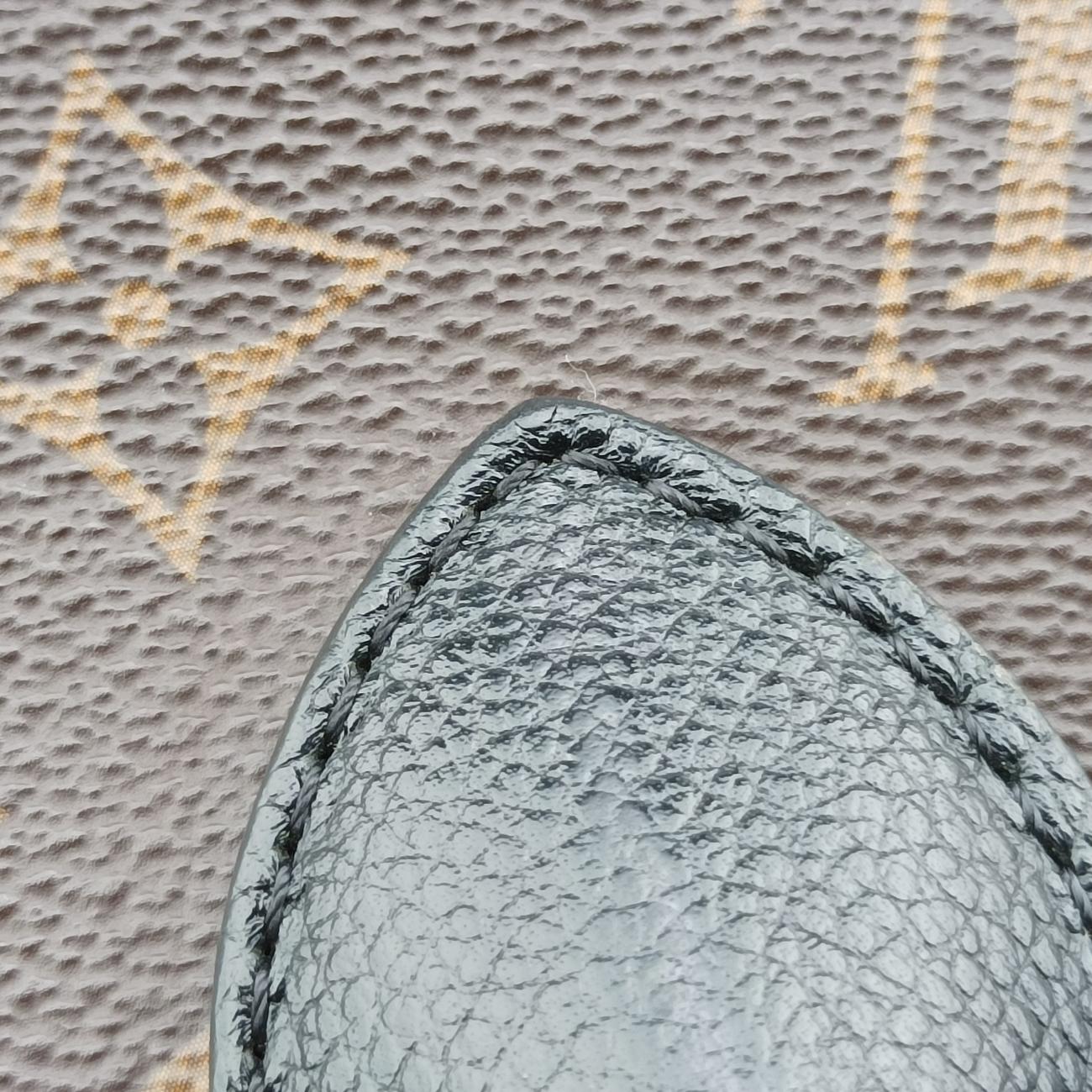 Flandrin Brown×Black Monogram canvas x calf leather M41595 DU1177フランドリン モノグラム/ブラウン系Xブラック モノグラムキャンバス×カーフレザー M41595 DU1177