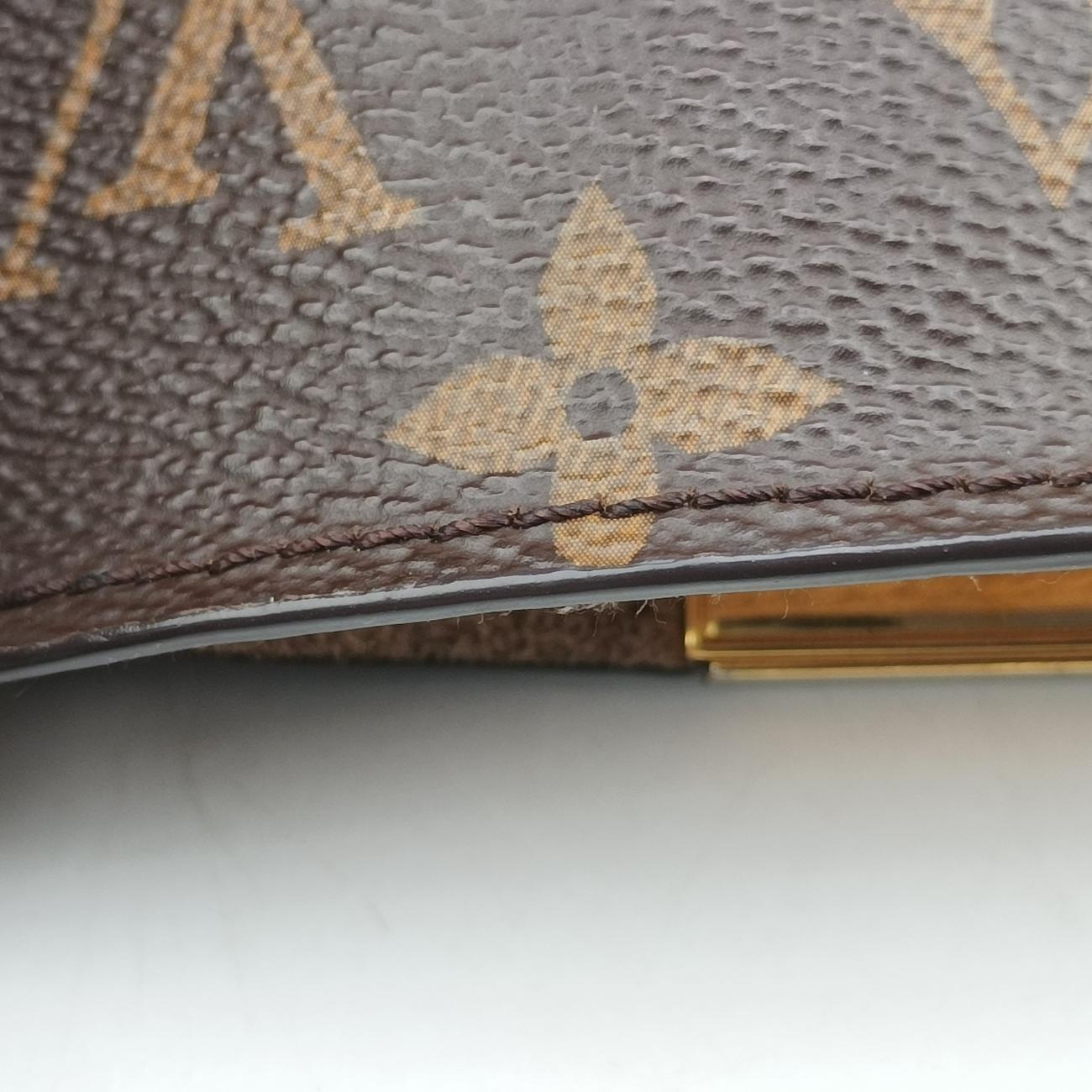 Flandrin Brown×Black Monogram canvas x calf leather M41595 DU1177フランドリン モノグラム/ブラウン系Xブラック モノグラムキャンバス×カーフレザー M41595 DU1177