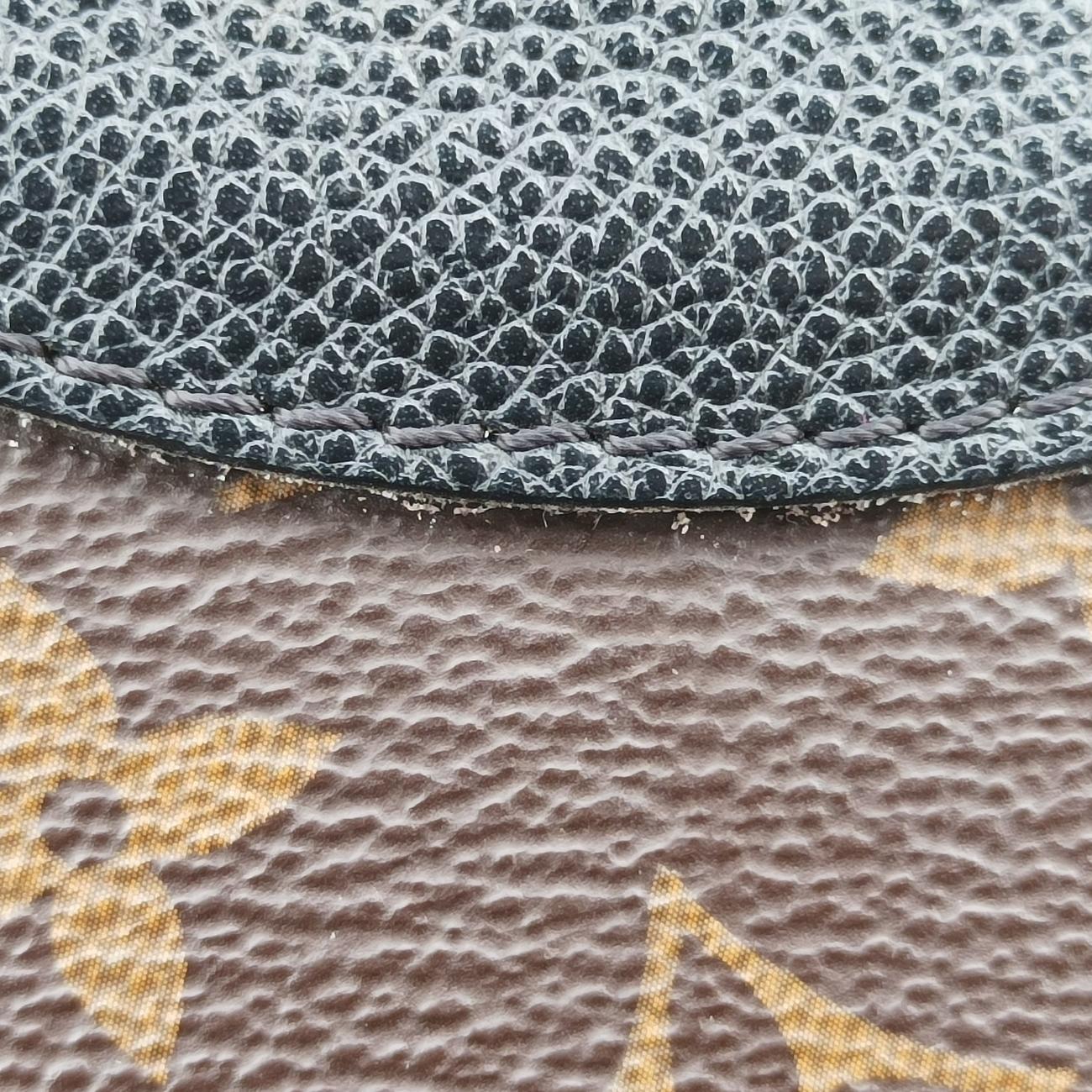 Flandrin Brown×Black Monogram canvas x calf leather M41595 DU1177フランドリン モノグラム/ブラウン系Xブラック モノグラムキャンバス×カーフレザー M41595 DU1177