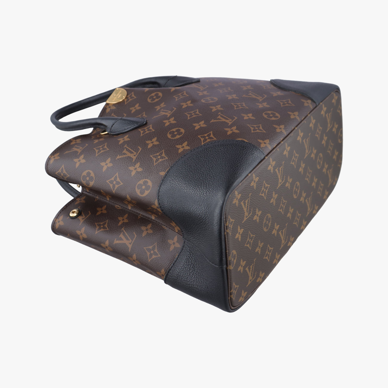 Flandrin Brown×Black Monogram canvas x calf leather M41595 DU1177フランドリン モノグラム/ブラウン系Xブラック モノグラムキャンバス×カーフレザー M41595 DU1177